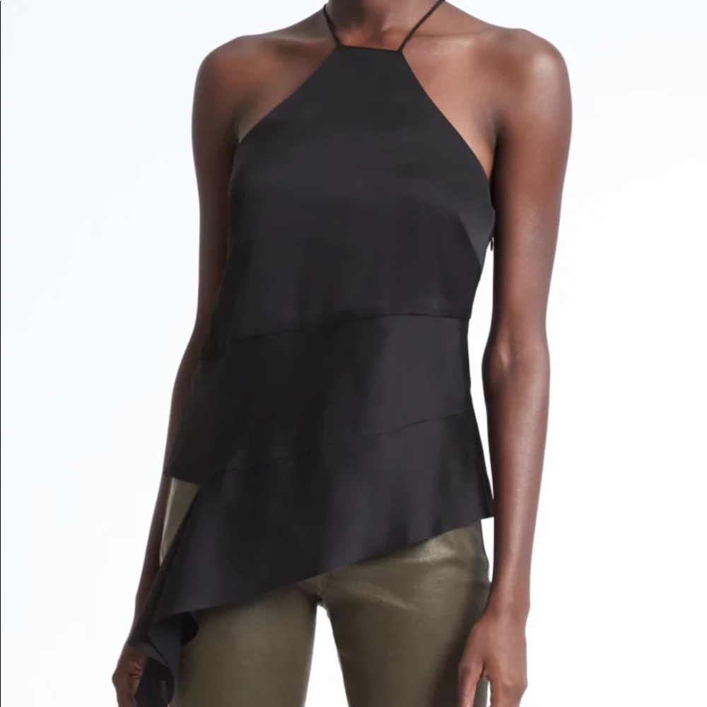 Banana Republic x Olivia Palermo•Bias Cut•Strappy Tank Top•Satiny•Size XS
